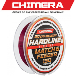 Chimera Hardline Match & Feeder Fluorocarbon Coating 3D Chameleon Sinking 150m