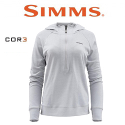 Simms Women's Bugstopper Hoody, Sterling Heather