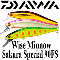 Daiwa Wise Minnow Sakura Special 90FS