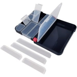 Коробка двойная Ruzza 133x97x37мм 8 отделений + 4 съемных перегородки