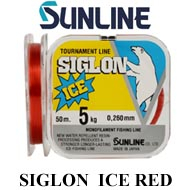 Sunline Siglon Ice Fishing 50m. Red