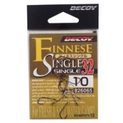 Крючок одинарный Decoy Single 32 #4
