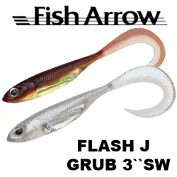 Fish Arrow Flash J Grub 3" SW