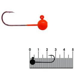 Джиг-головка TroutTheme - 1,0 гр - Красная №2