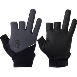 Перчатки Daiwa DG-6225W Cold Protection Light Grip Gloves 3 Cuts [Gunmetal] XL