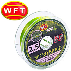 WFT KG Micro Braid Chartreuse 150m