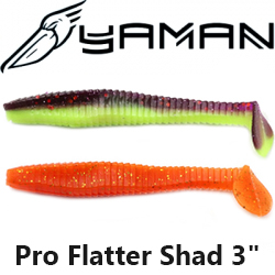 Yaman Pro Flatter Shad 3"