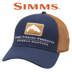 Simms Trout Icon Trucker Admiral Blue