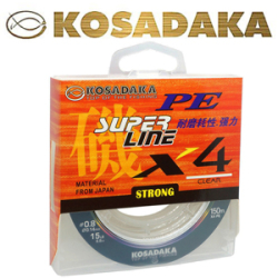 Kosadaka Super Line PE X4 150м Clear