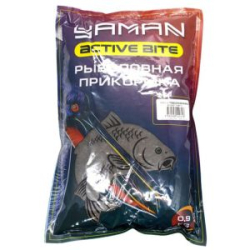 Прикормка Yaman Active Bite Жмых подсолнечника, 900 гр.