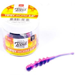 Мягкая приманка Lucky John Pro Series Tipsy Worm 2.3" цв. T71