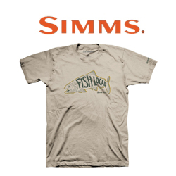 Simms Fish Local Trout T-Shirt Sand