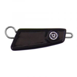 Мормыш Груз крашеный разборная чебурашка "ПРОХОДИМЕЦ" 12 гр., цвет 04-черный