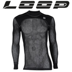 Loop Wool Crew Neck Jet Black