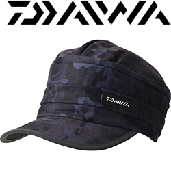 Daiwa DC-5024W Gathered Work Cap (Black Camo)