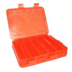 Коробочка Три Кита ВБ-3 2-х сторонняя для воблеров и балансиров (5+5 отд.) красная (200*160*45мм)