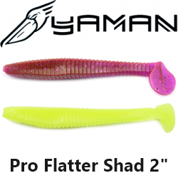 Yaman Pro Flatter Shad 2"