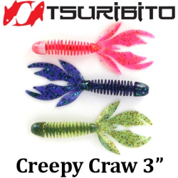 Tsuribito Creepy Craw 3"