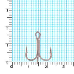 Крючок тройник Kaida CRANE Treble HookTeflonTreated H332 #10 28шт