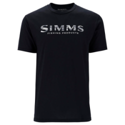 Футболка Simms Simms Shroud Fill Logo T-Shirt, Black, XL