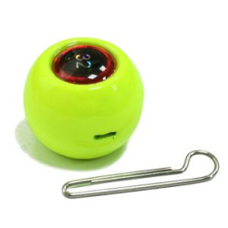 Мормыш Груз крашеный разборная чебурашка "ШАР" 40 гр., цвет 12-желтый люминофор GCR(B)C-40-12 5 шт