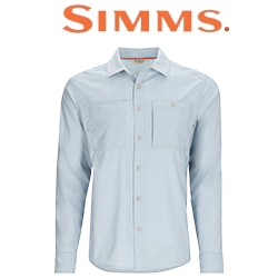 Simms Challenger LS Shirt, Steel Blue