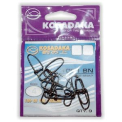 Застежка Kosadaka Insurance Snap №2 30kg (7шт.) 1001BN-2