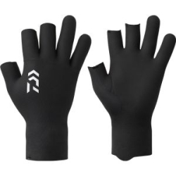 Перчатки Daiwa DG-2125W Chloroprene Gloves 3 Cuts [Black] M