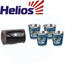 Helios "Рыба" (HS-NS-A20) Набор стопок 60 мл