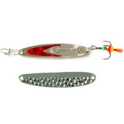 Блесна вертикальная EcoPro "Судачья" 50мм 6гр. красный флекс цв. Sb/SRF