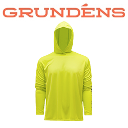 Grundens Tough Sun Hoodie, Dorado