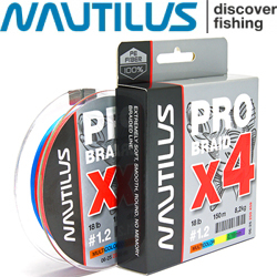 Nautilus Pro Braid X4 Multicolor 150м