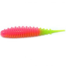 Силиконовая приманка Boroda Baits Mexer 110 mm ЯРКО-РОЗОВЫЙ/ШАРТРЕЗ (Acid Pink/Chartreuse)-308