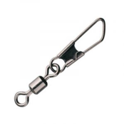 Карабин с вертлюгом Cralusso Swivel & safety snap №14 / 3,0 кг (12pcs/bag) (2115-14)