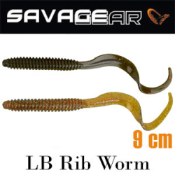 Savagear LB Rib Worm 90mm