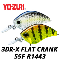 Yo-Zuri 3DR-X Flat Crank 55F R1443