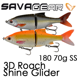 Savage Gear 3D Roach Shine Glider 180 70g SS