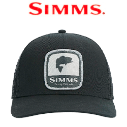 Simms Double Haul Icon Trucker, Bass Black