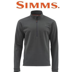 Simms Midweight Core Quarter-Zip Carbon