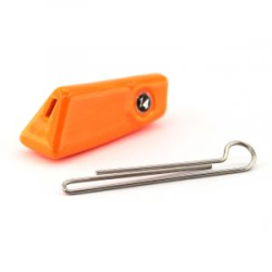 Мормыш Груз крашеный разборная чебурашка "ПРОХОДИМЕЦ" 14 гр., цвет 03-оранжевый флуо