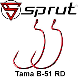 Sprut Tama B-51 RD (Offset Round Hook Red)