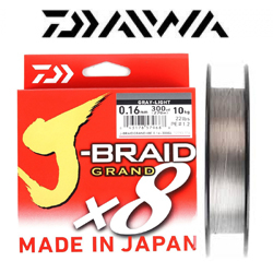 Daiwa J-Braid Grand X8 150m Gray-Light