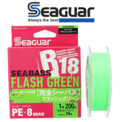 Seaguar R-18 Seabass Flash Green X8 200m