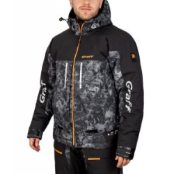 Костюм-поплавок рыболовный зимний Graff 215-О-В-8 ( до -15, карбон) р-р L/176-182