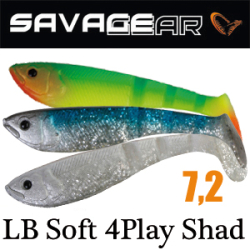 Savagear LB Soft 4Play Shad 7,2