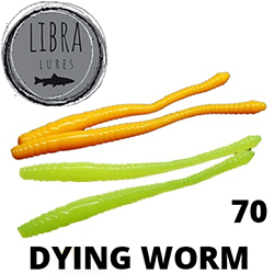 Libra Lures Dying Worm 70 (без запаха)