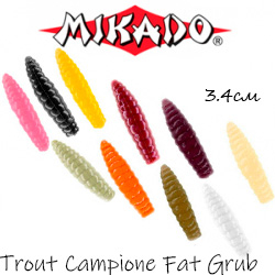 Mikado Trout Campione Fat Grub 3,4cm