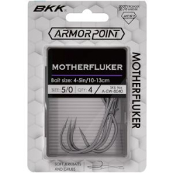 Крючок одинарный BKK Armorpoint-Motherflucker (A-EW-8043) 8/0# (3шт)