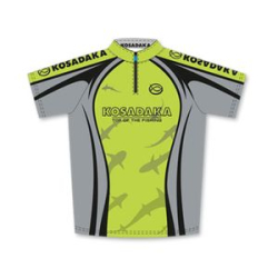 Футболка Kosadaka Sunblock Серо-зеленая с коротким рукавом TSSB-011S-XXL