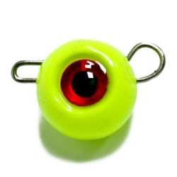 Мормыш Груз крашеный разборная чебурашка "ШАР" 5 гр., цвет 12-желтый люминофор GCR(B)C-05-12 10 шт